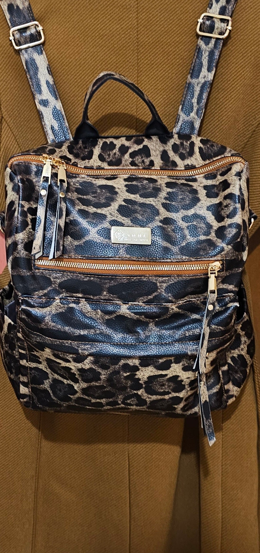 Soul Τσάντα πλάτης Urban 452190 Animal Print Καφέ