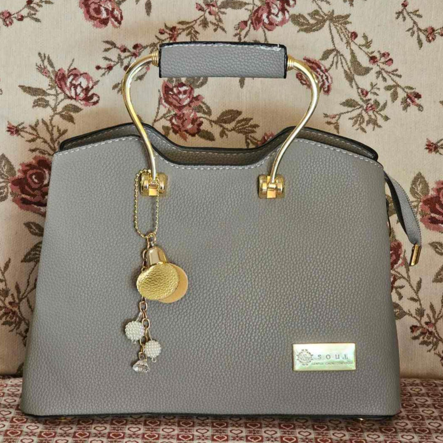 Soul Γυναικεία Τσάντα Elegance Γκρι 235578