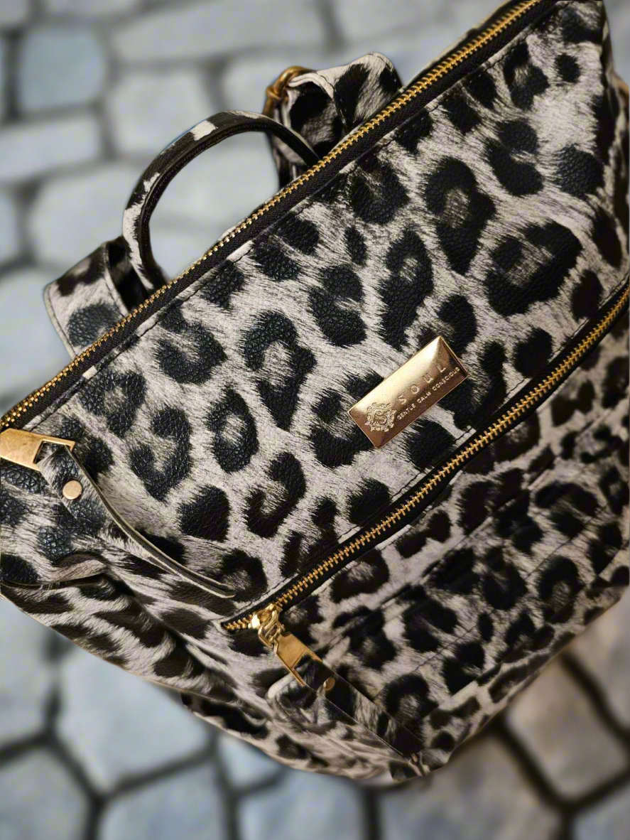 Soul Τσάντα πλάτης Urban Μαύρο Animal Print 452191