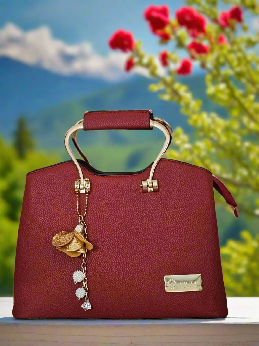 Soul Γυναικεία Τσάντα Elegance Μπορντώ 235576