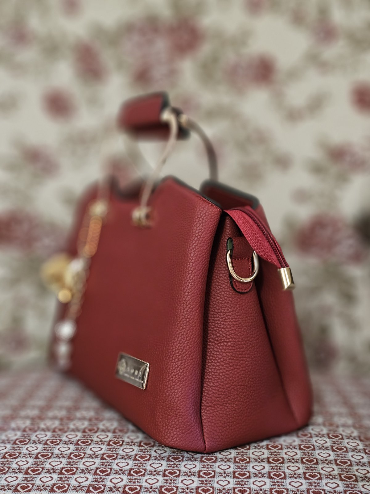 Soul Γυναικεία Τσάντα Elegance Μπορντώ 235576