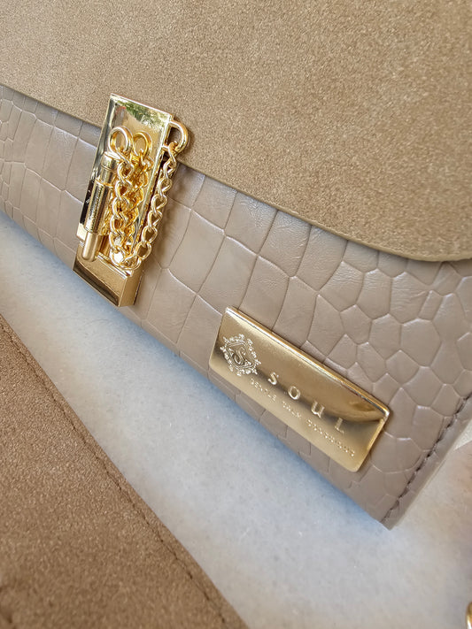 Soul Γυναικεία τσάντα Emin 442791 Mόκα Καφέ