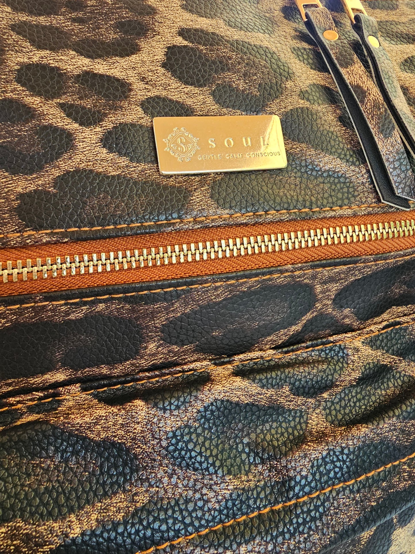 Soul Τσάντα πλάτης Urban 452190 Animal Print Καφέ