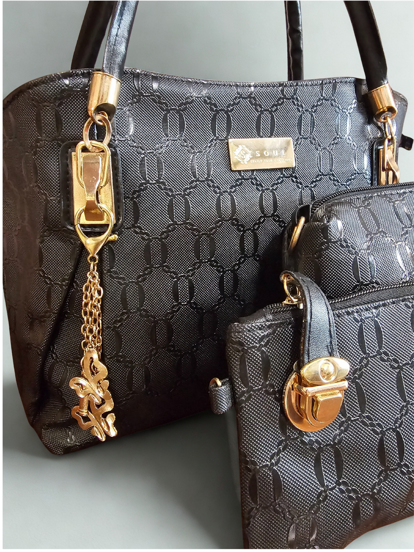 Soul Γυναικεία Τσάντα Aurora 411925 Μαύρο