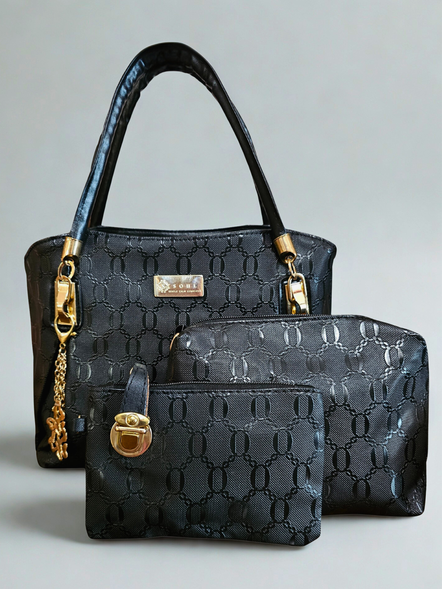 Soul Γυναικεία Τσάντα Aurora 411925 Μαύρο