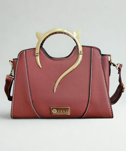 Τσάντα Minou 195580 Κεραμιδί Κόκκινο