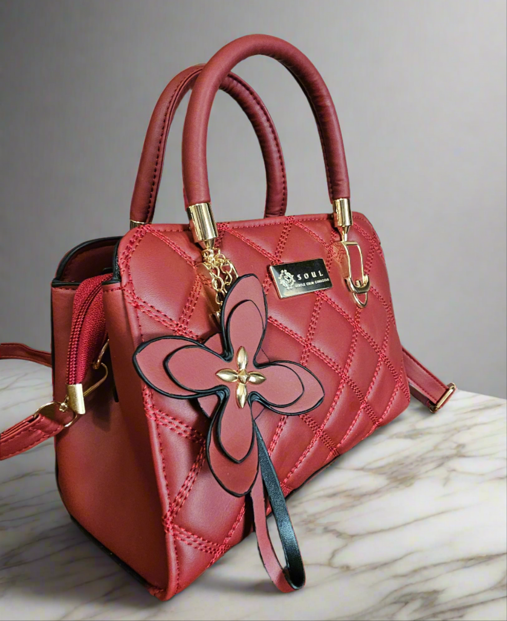 Soul Γυναικεία Τσάντα Fleur 422083 Κόκκινο
