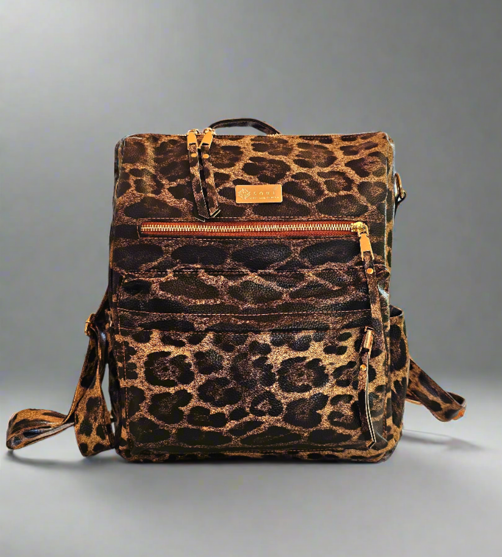 Soul Τσάντα πλάτης Urban 452190 Animal Print Καφέ