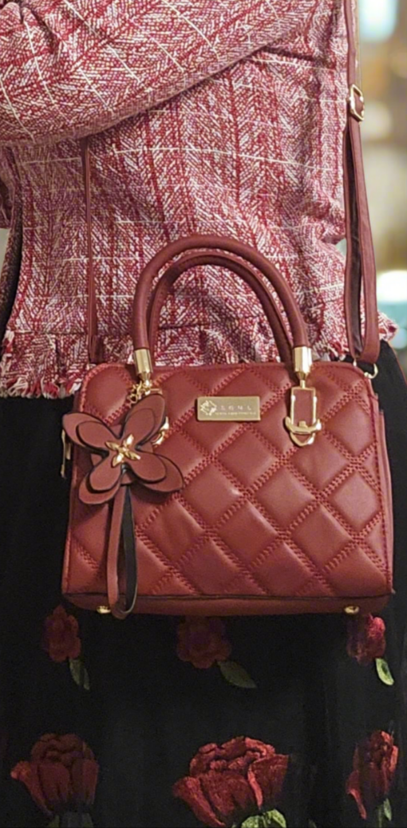 Soul Γυναικεία Τσάντα Fleur 422083 Κόκκινο