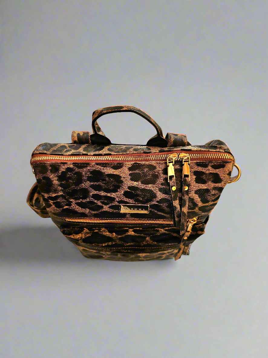 Soul Τσάντα πλάτης Urban 452190 Animal Print Καφέ