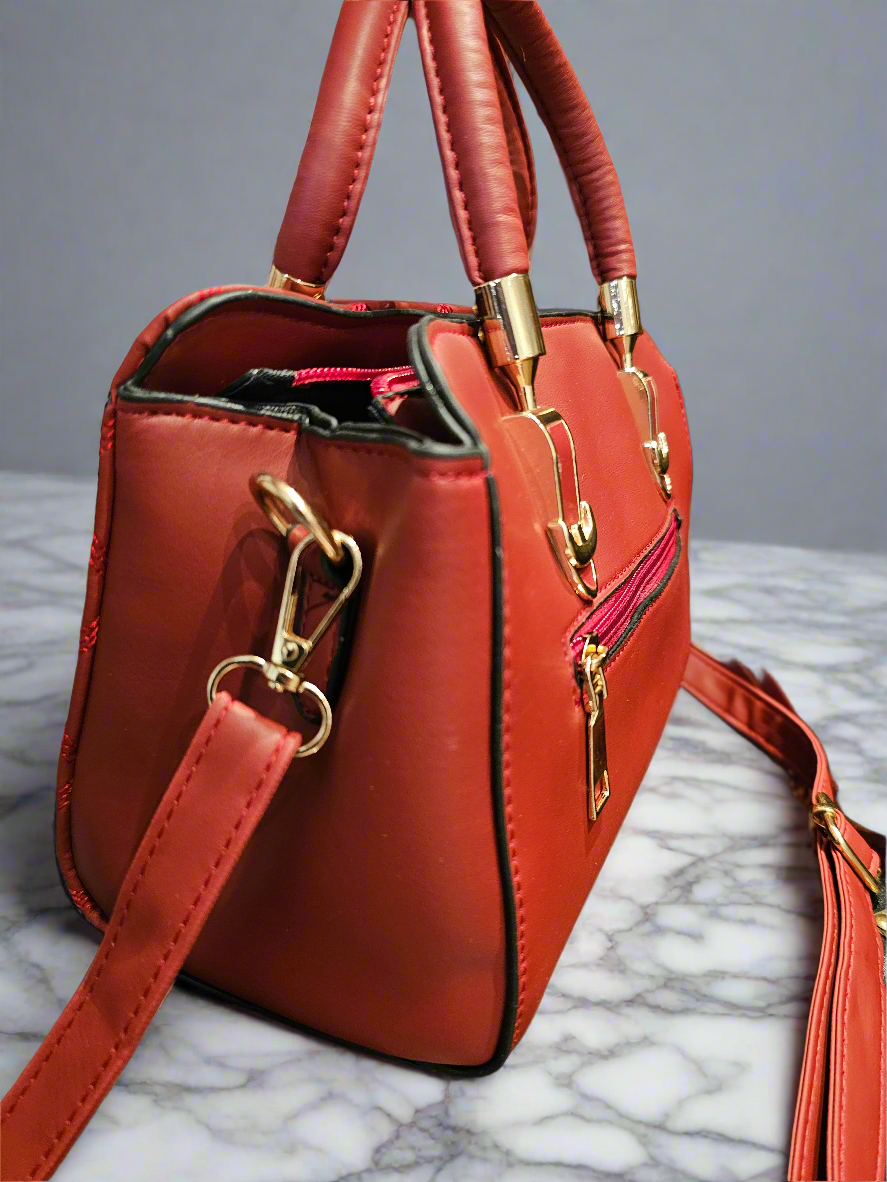 Soul Γυναικεία Τσάντα Fleur 422083 Κόκκινο