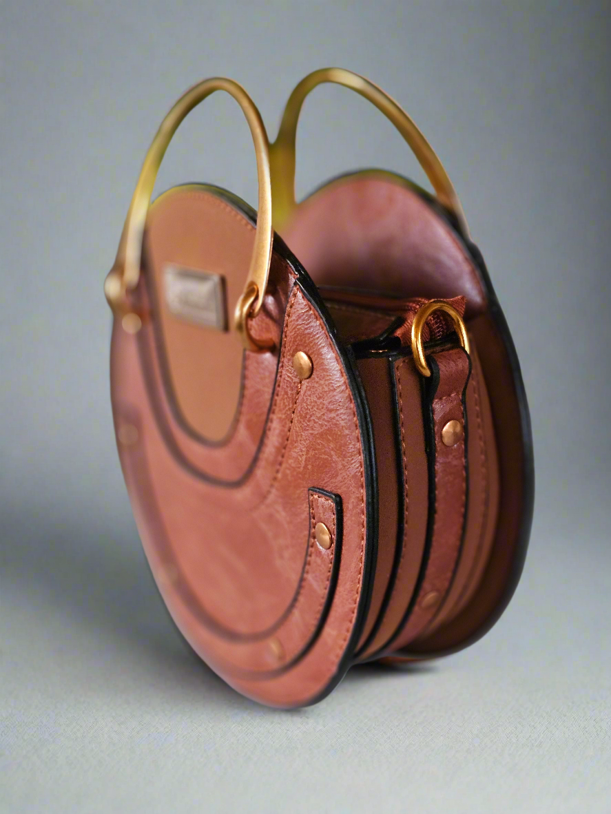 Soul Γυναικεία Τσάντα στρογγυλή Donna 721177 Καφέ