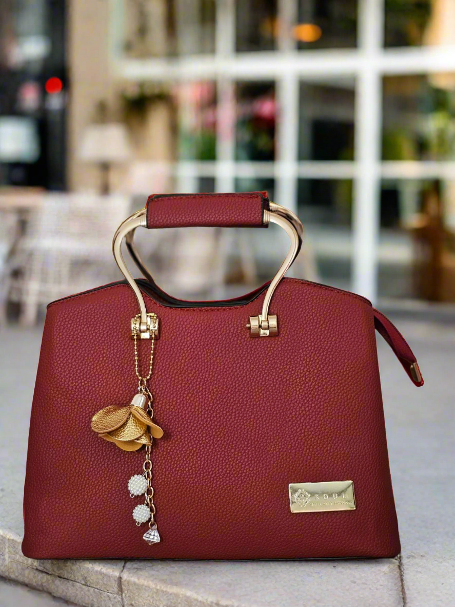 Soul Γυναικεία Τσάντα Elegance Μπορντώ 235576