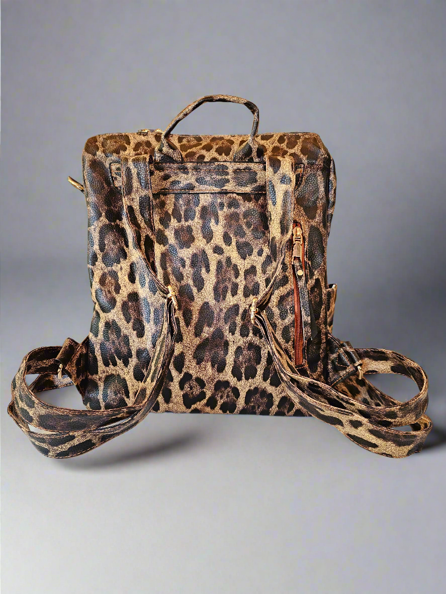 Soul Τσάντα πλάτης Urban 452190 Animal Print Καφέ