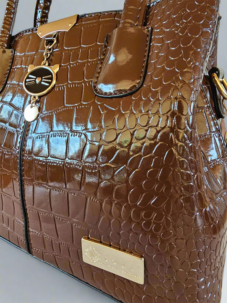 Soul Γυναικεία Τσάντα Rugan 299473 Καφέ