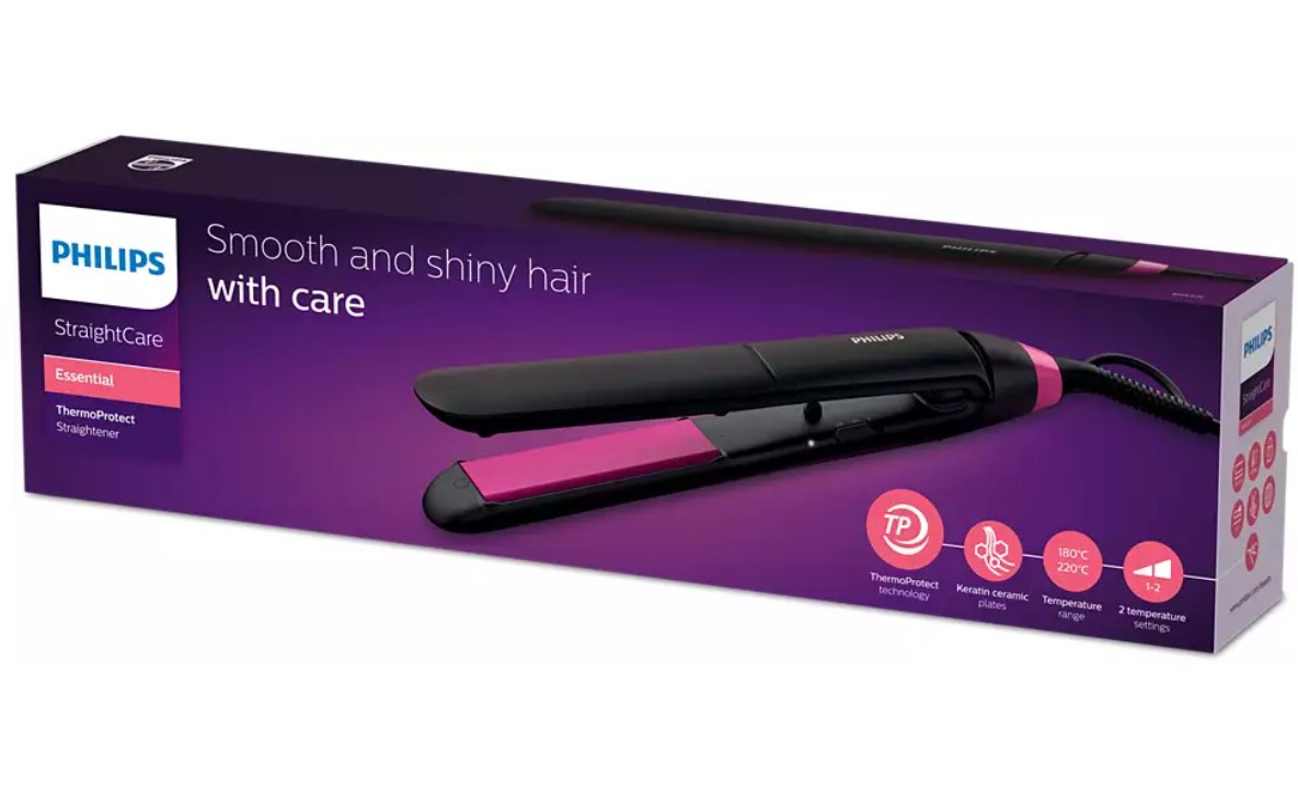 Ισιωτική Μαλλιών PHILIPS BHS375/00 με πλάκες εμποτισμένες με κερατίνη