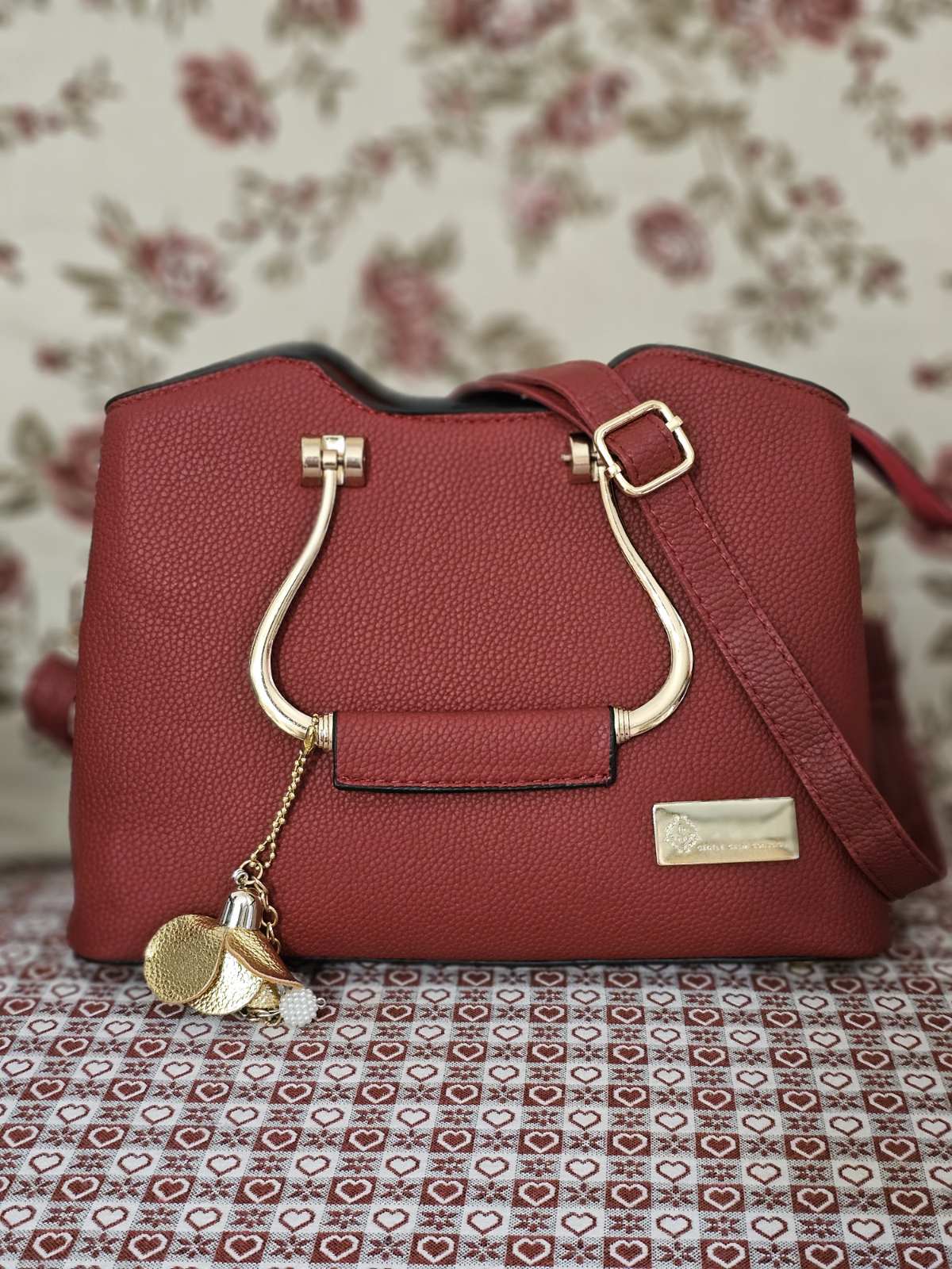 Soul Γυναικεία Τσάντα Elegance Μπορντώ 235576