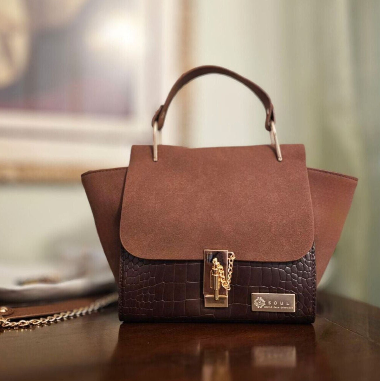 Soul Γυναικεία τσάντα Emin 442792 Καφέ